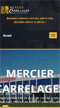 Mobile Screenshot of merciercarrelages.fr